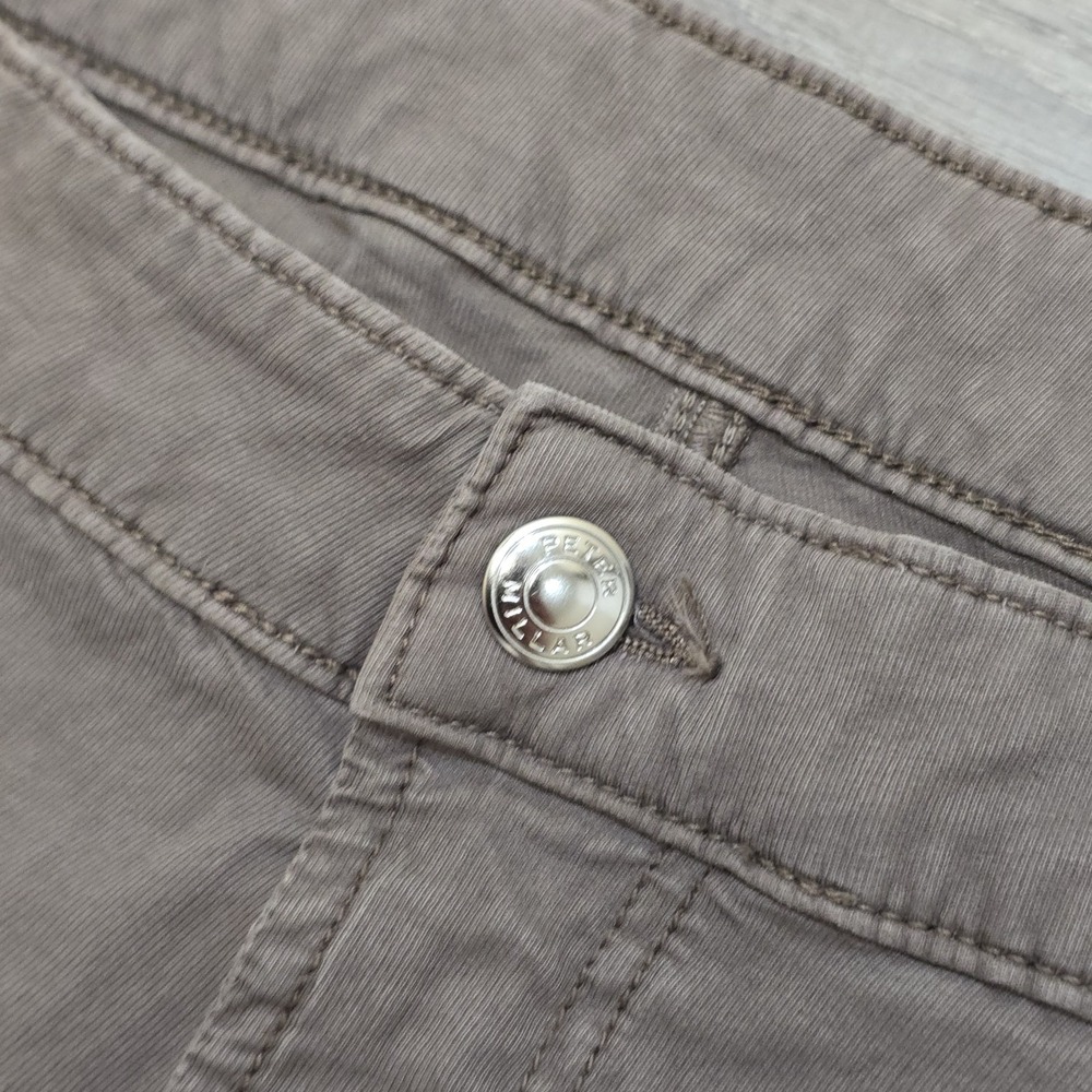 Peter Millar Crown Crafted‎ 5 Pocket Pants Mens 40x32 Tencel Stretch Gray Taupe - Picture 5 of 16